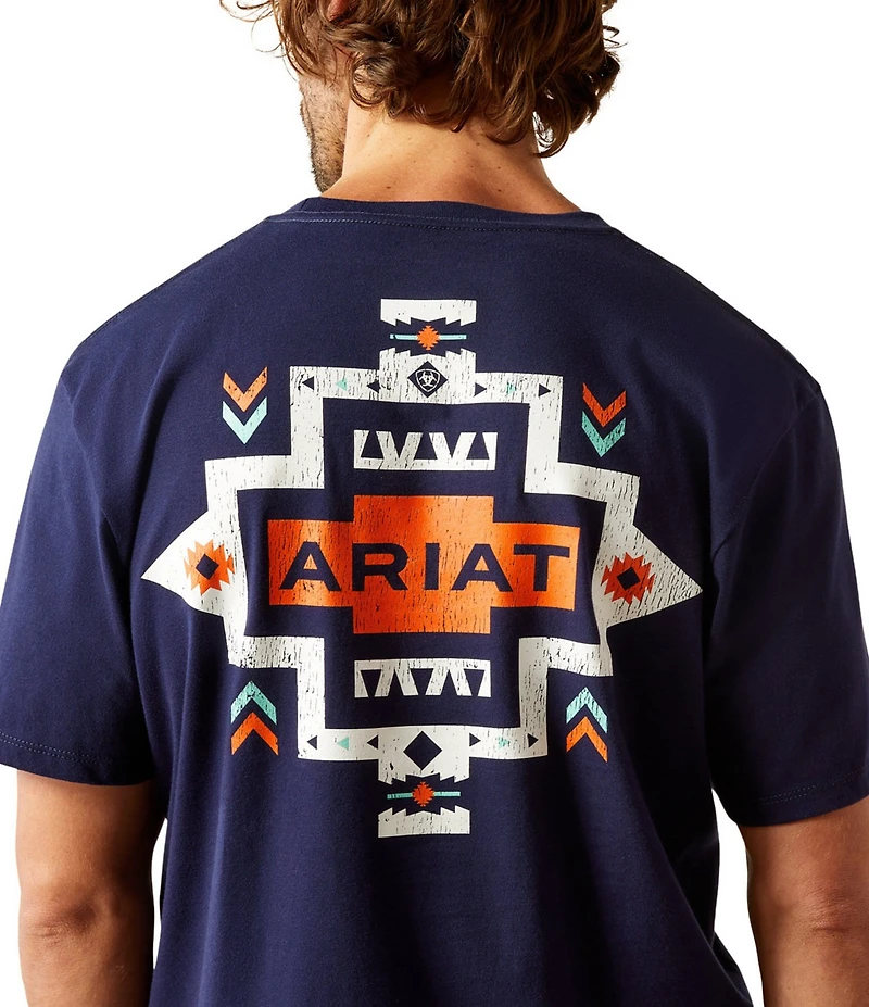 Ariat Southwestern Pocket Short Sleeve Graphic T-Shirt
