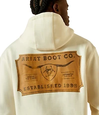 Ariat Steerhead Logo Long Sleeve Fleece Hoodie