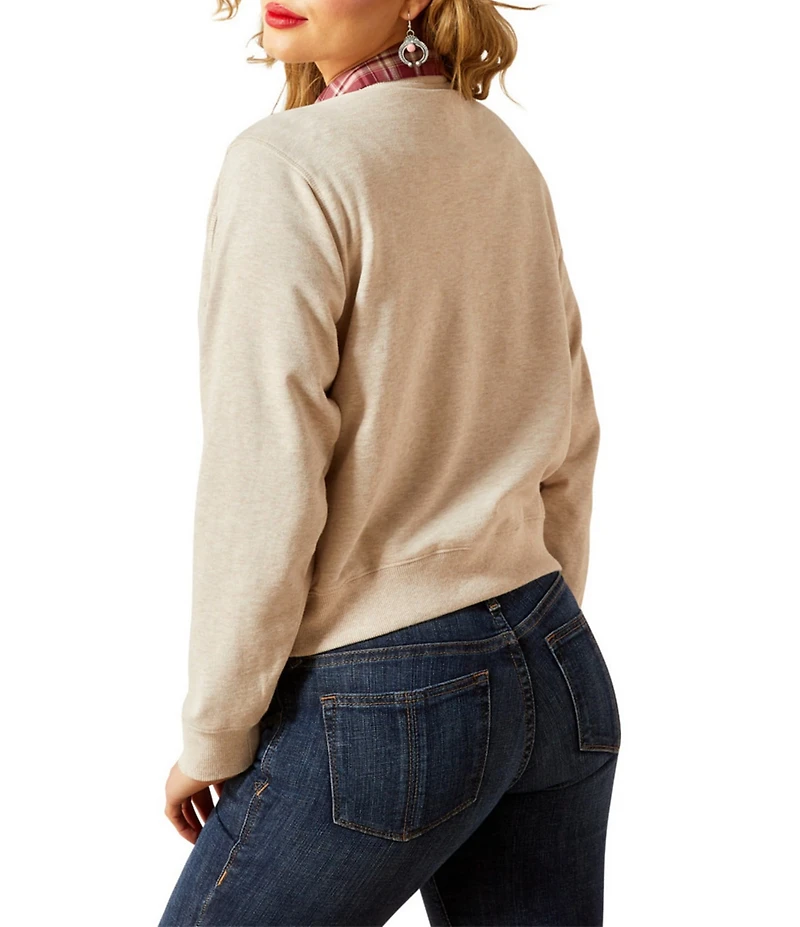Ariat Stitched-On Rope Essential Crew Neck Long Sleeve Sweatshirt