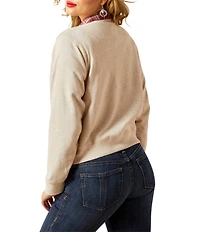 Ariat Stitched-On Rope Essential Crew Neck Long Sleeve Sweatshirt