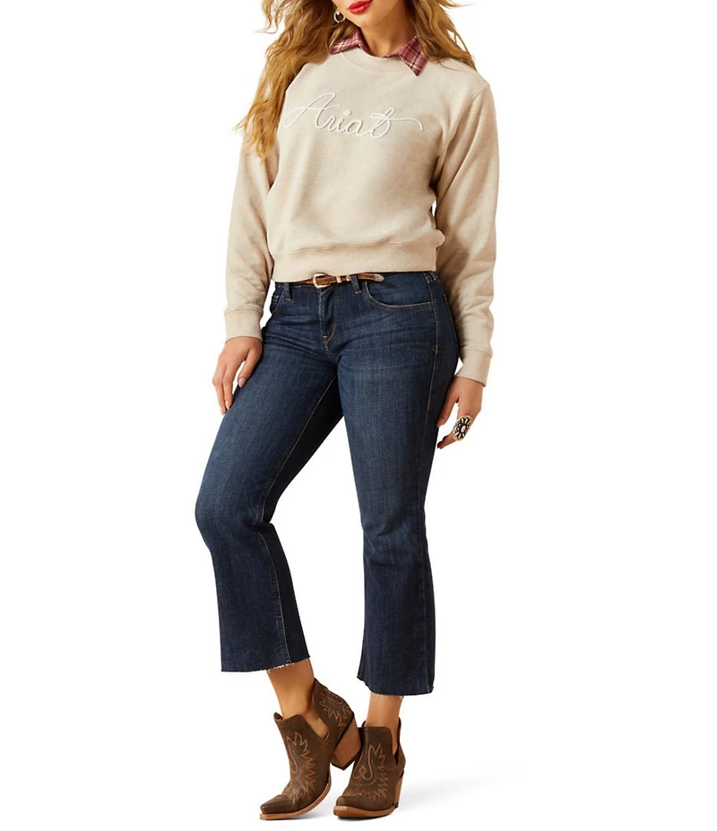 Ariat Stitched-On Rope Essential Crew Neck Long Sleeve Sweatshirt