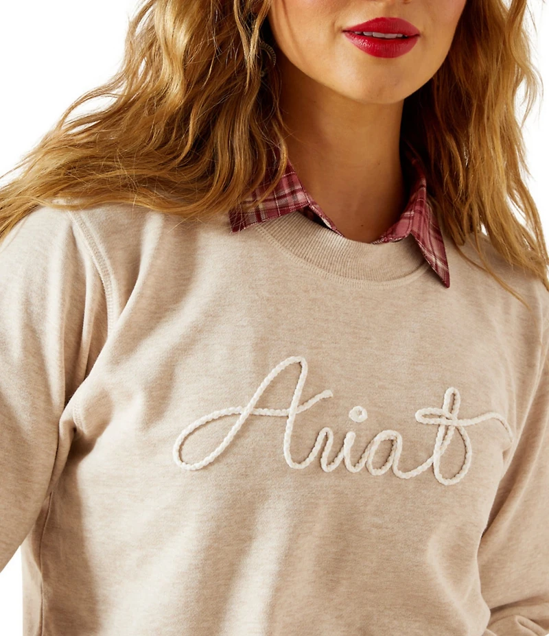 Ariat Stitched-On Rope Essential Crew Neck Long Sleeve Sweatshirt