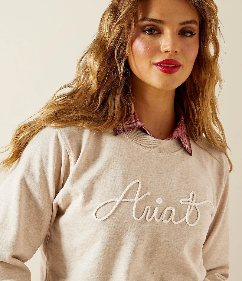 Ariat Stitched-On Rope Essential Crew Neck Long Sleeve Sweatshirt