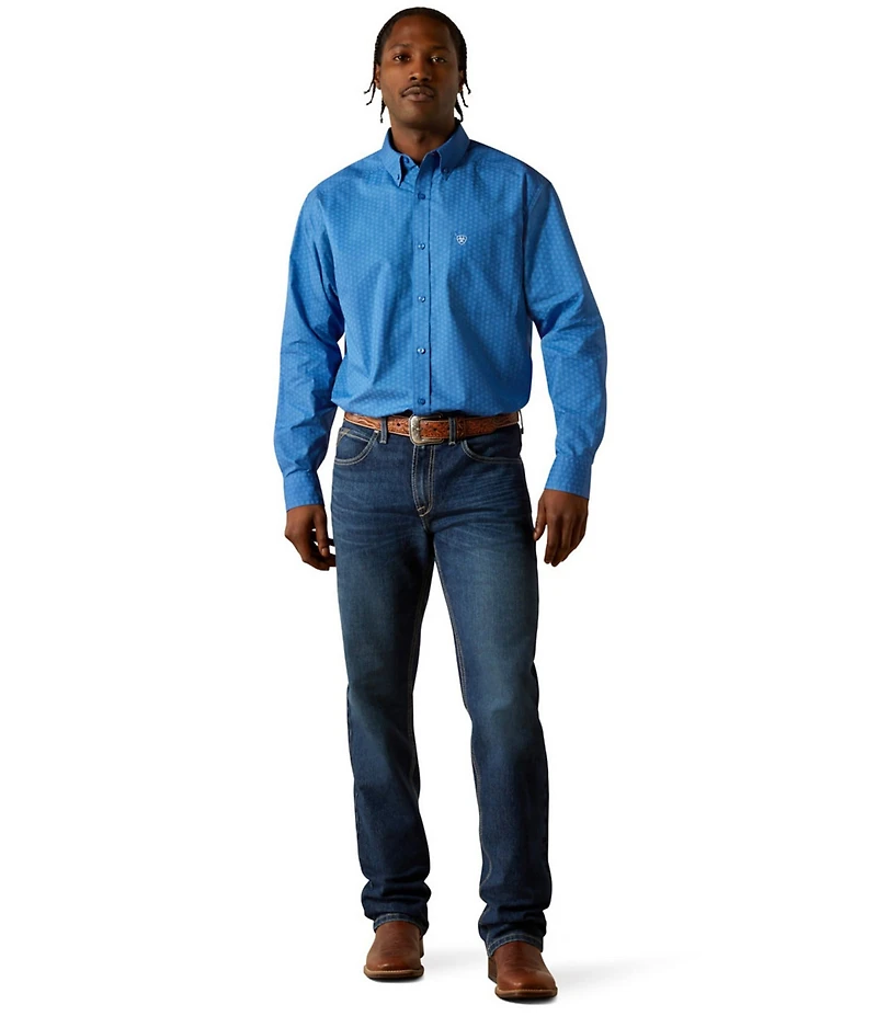 Ariat Stratford Classic Fit Long Sleeve Printed Woven Shirt