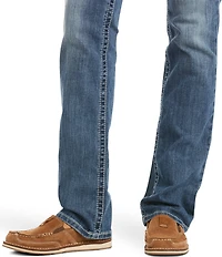 Ariat Stretch Denim Mid Rise Straight Leg Jeans