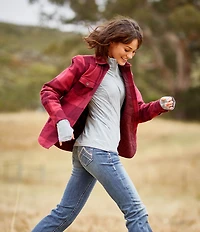 Ariat Stretch Denim Mid Rise Straight Leg Jeans
