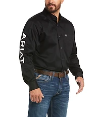 Ariat Team Logo Long-Sleeve Woven Twill Shirt