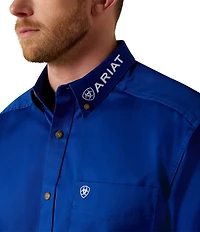 Ariat Team Logo Long-Sleeve Woven Twill Shirt