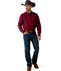 Ariat Team Logo Long-Sleeve Woven Twill Shirt