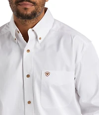 Ariat Team Logo Twill Long-Sleeve Woven Shirt