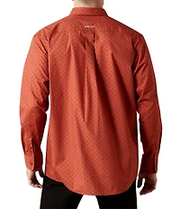 Ariat Team Porter Classic Fit Printed Long Sleeve Woven Shirt