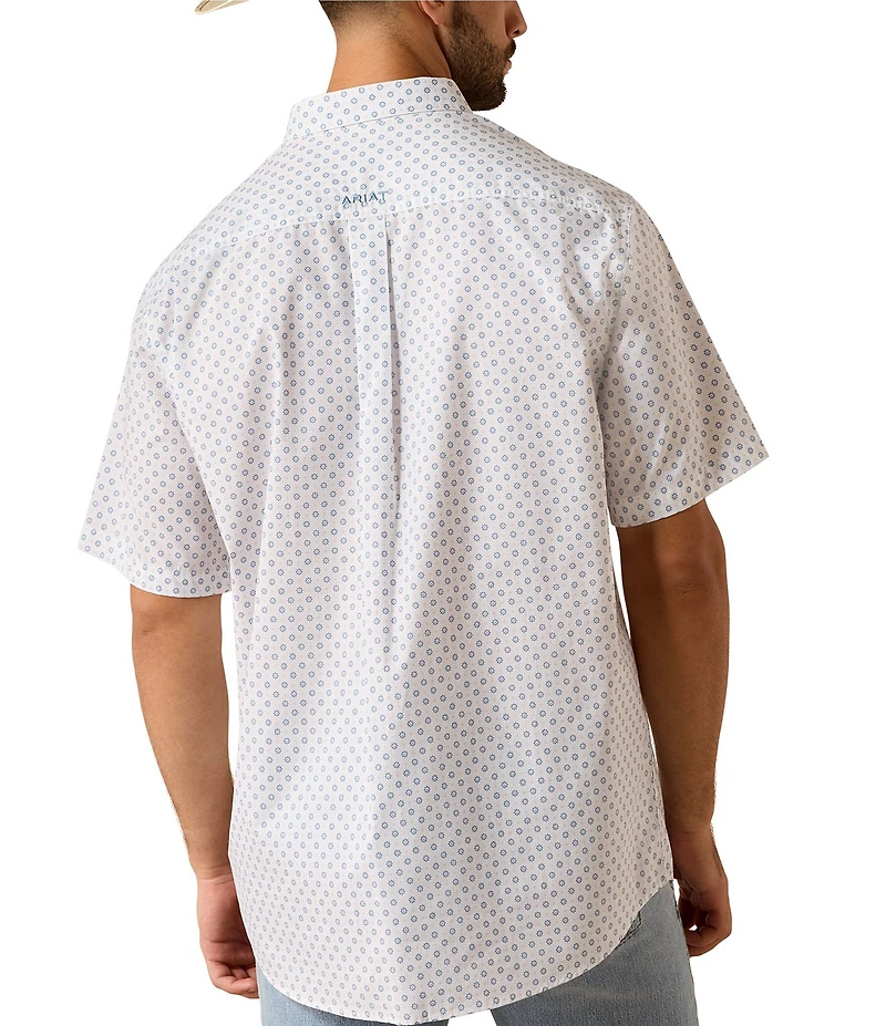 Ariat Tenzin Classic Fit Short Sleeve Woven Shirt