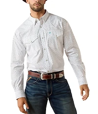 Ariat Terence Classic Fit Geometric Printed Woven Shirt
