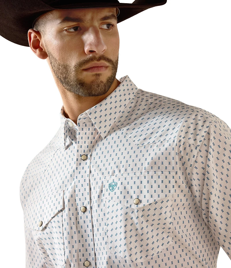 Ariat Terence Classic Fit Geometric Printed Woven Shirt