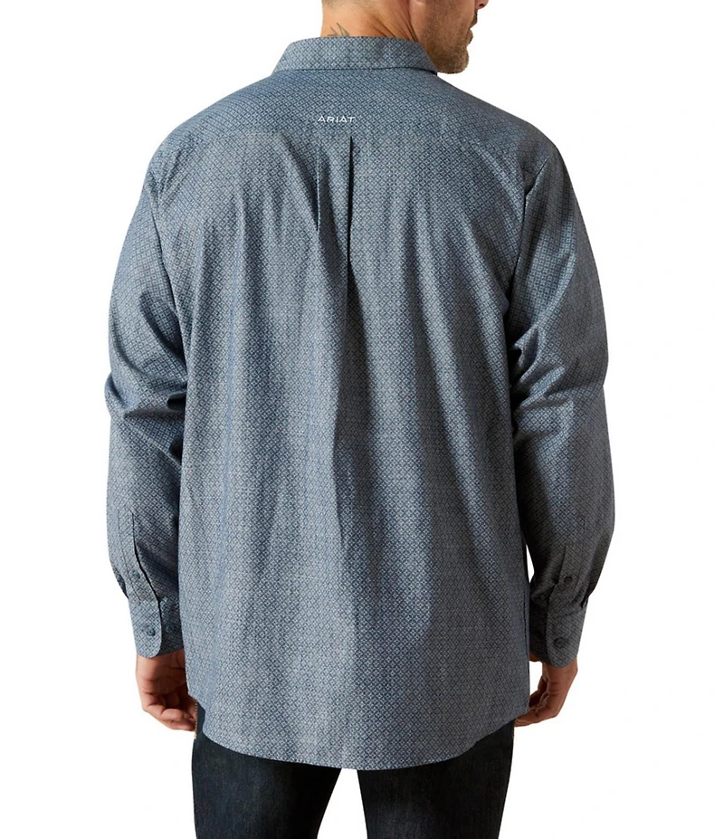 Ariat Trent Classic Fit Long Sleeve Printed Woven Shirt