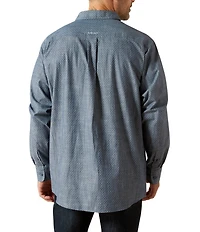 Ariat Trent Classic Fit Long Sleeve Printed Woven Shirt