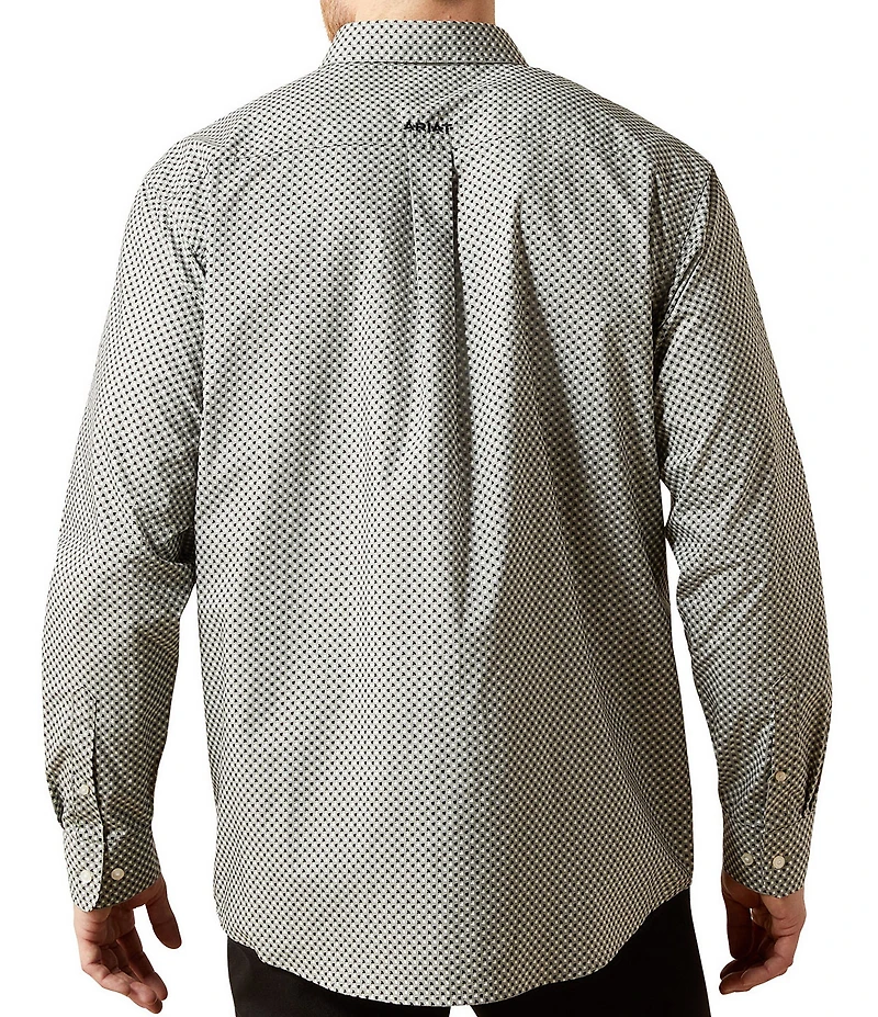 Ariat Tristan Classic Fit Printed Long Sleeve Woven Shirt