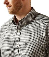 Ariat Tristan Classic Fit Printed Long Sleeve Woven Shirt