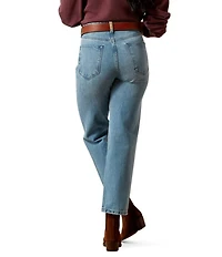 Ariat Ultra High Rise Cheyenne Yoke Tomboy Straight Leg Jeans