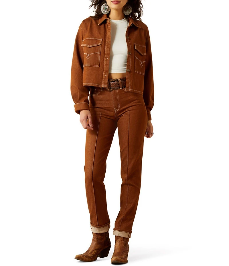 Ariat Ultra High Rise Relaxed Straight Leg Jeans