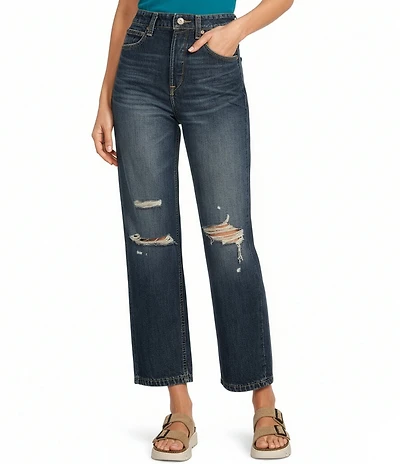 Ariat Ultra High Rise Tomboy Distressed Straight Jeans