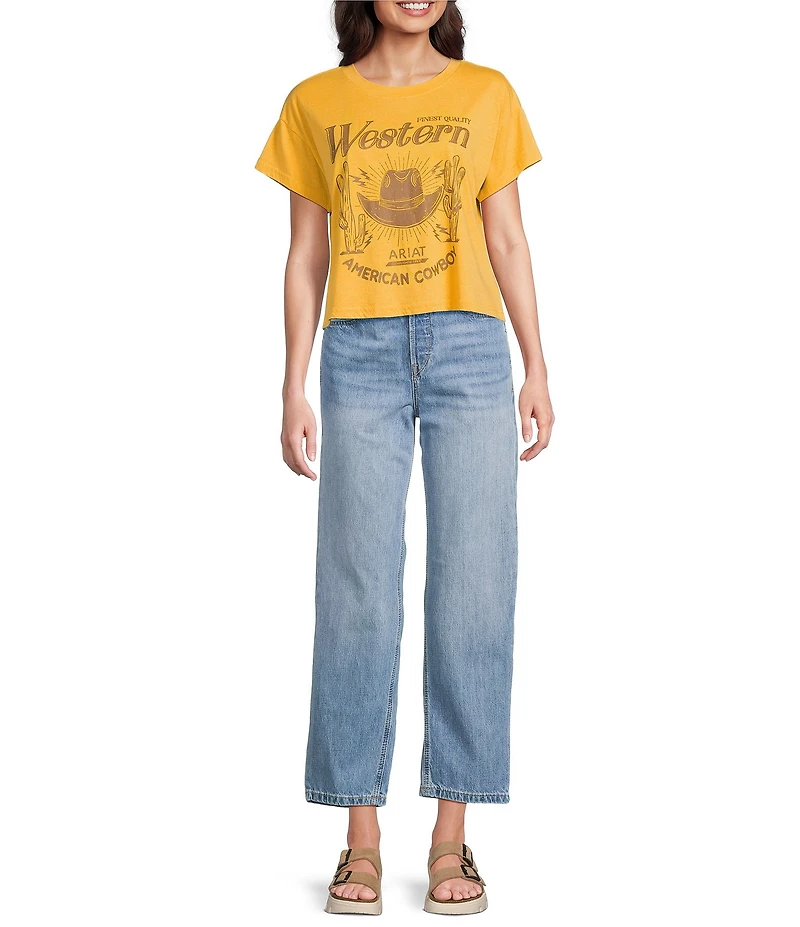 Ariat Ultra High Rise Tomboy Straight Leg Jeans