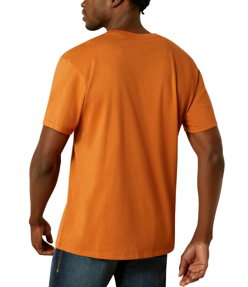 Ariat Underlands Camouflage Badge Graphic Short Sleeve T-Shirt