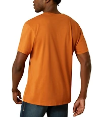 Ariat Underlands Camouflage Badge Graphic Short Sleeve T-Shirt