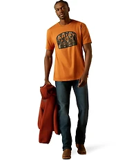 Ariat Underlands Camouflage Badge Graphic Short Sleeve T-Shirt