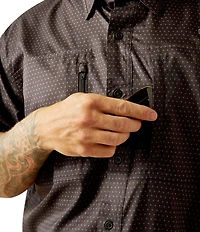 Ariat VentTEK Classic Fit Printed Short Sleeve Woven Shirt