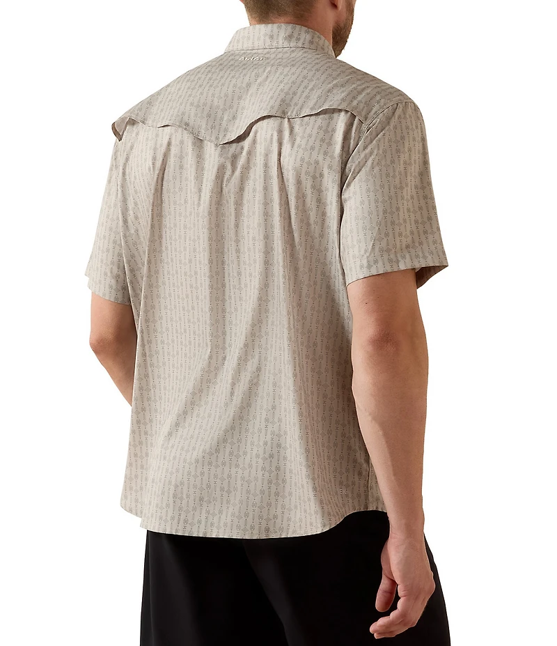 Ariat VentTEK Classic Fit Short Sleeve Printed Western Shirt