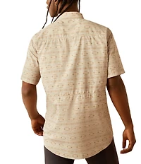 Ariat VentTEK Outbound Classic Fit Performance Short Sleeve Printed Woven Shirt