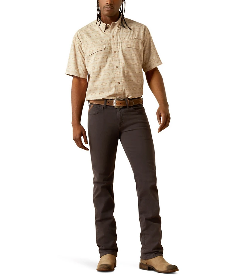 Ariat VentTEK Outbound Classic Fit Performance Short Sleeve Printed Woven Shirt