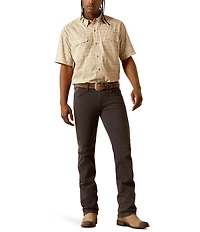 Ariat VentTEK Outbound Classic Fit Performance Short Sleeve Printed Woven Shirt