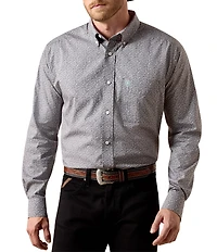 Ariat Webb Classic Fit Ditsy Printed Wrinkle Free Woven Shirt