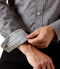 Ariat Webb Classic Fit Ditsy Printed Wrinkle Free Woven Shirt