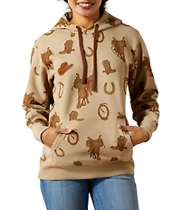 Ariat Wester Icon Print Logo 2.0 Hoodie