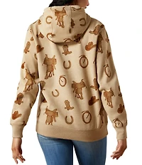 Ariat Wester Icon Print Logo 2.0 Hoodie