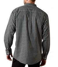 Ariat Whitford Classic Fit Plaid Wrinkle Free Woven Shirt