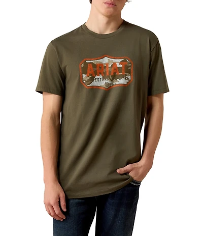 Ariat Wild Creek Camouflage Graphic Short Sleeve T-Shirt