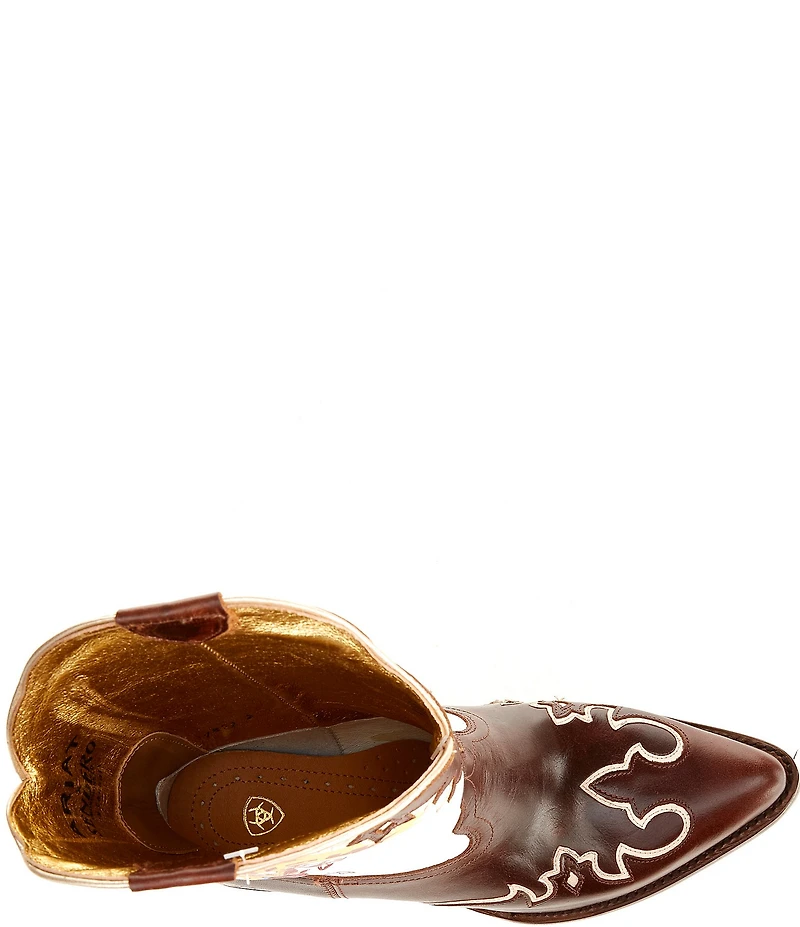 Ariat Women's Bandida Sendero Yeehaw Print Leather Mid Calf Western Boots