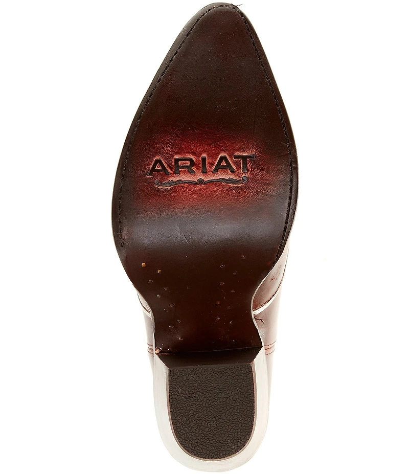 Ariat Women's Bandida Sendero Yeehaw Print Leather Mid Calf Western Boots