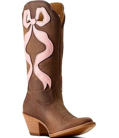 Ariat Women's Beaux Leather Bow Tall Western Boots