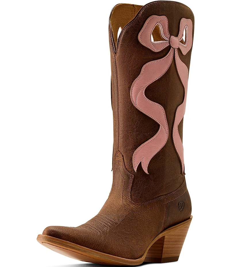 Ariat Women's Beaux Leather Bow Tall Western Boots