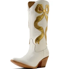 Ariat Women's Beaux Leather Bow Tall Western Boots