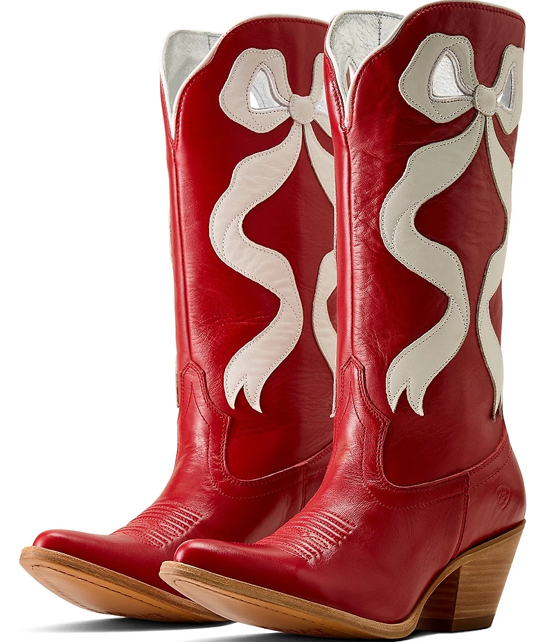 Ariat Women's Beaux Leather Bow Tall Western Boots