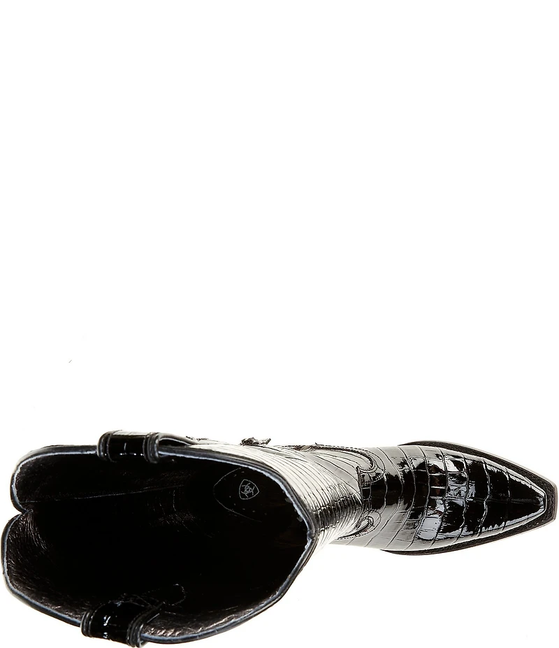 Ariat Women's Casanova Croco Embossed Leather Knee High Western Boots