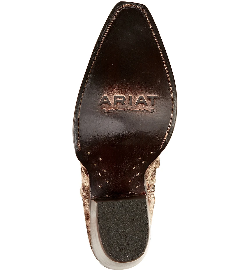 Ariat Women's Casanova Leopard Print Hair Calf Tall Leather Western Boots