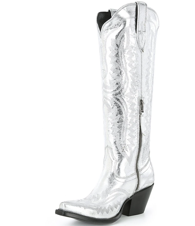 Ariat Women's Casanova Tall Metallic Leather Western Boots