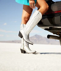 Ariat Women's Casanova Tall Metallic Leather Western Boots